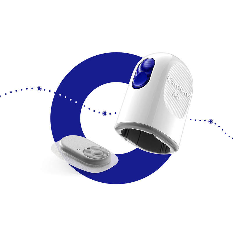 سنسور پایش مداوم اندازه گیری قند خون مدل caresens Air