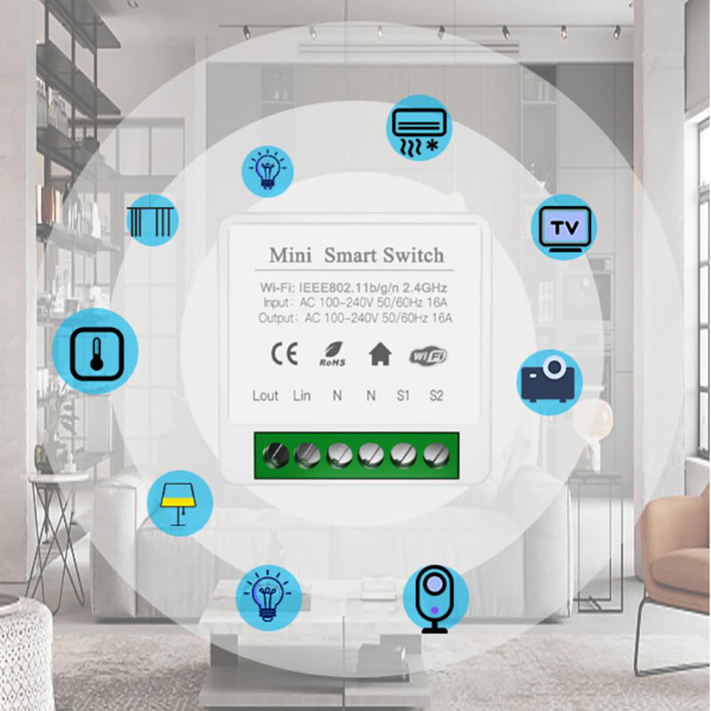 کلید هوشمند دی آی وای مدل WiFi 16A