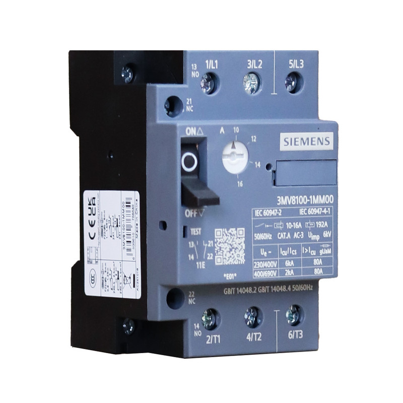 کلید حرارتی موتور زیمنس مدل 3MV8100-1MM00