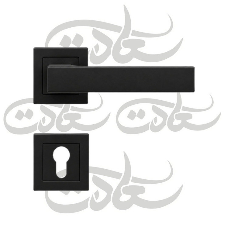 دستگیره درب کد 12 مدل رزت کلیدی استاندارد مجموعه سه عددی