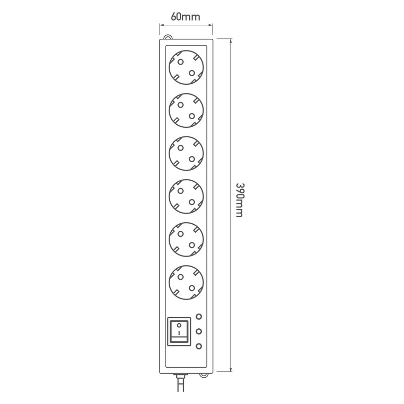 محافظ ولتاژ گرین لاین مدل GLP106-2m