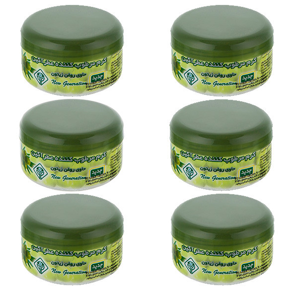 کرم نرم کننده عطرآگین مدل زیتون حجم 200 میلی لیتر مجموعه 6 عددی