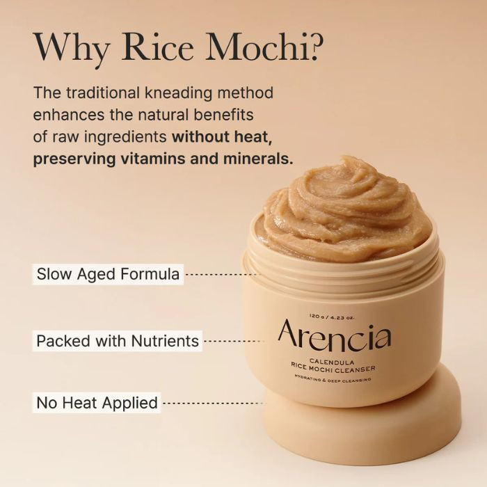 کرم پاککننده صورت آرنچیا مدل Calendula Rice مناسب برای پوست خشک وزن 120 گرم