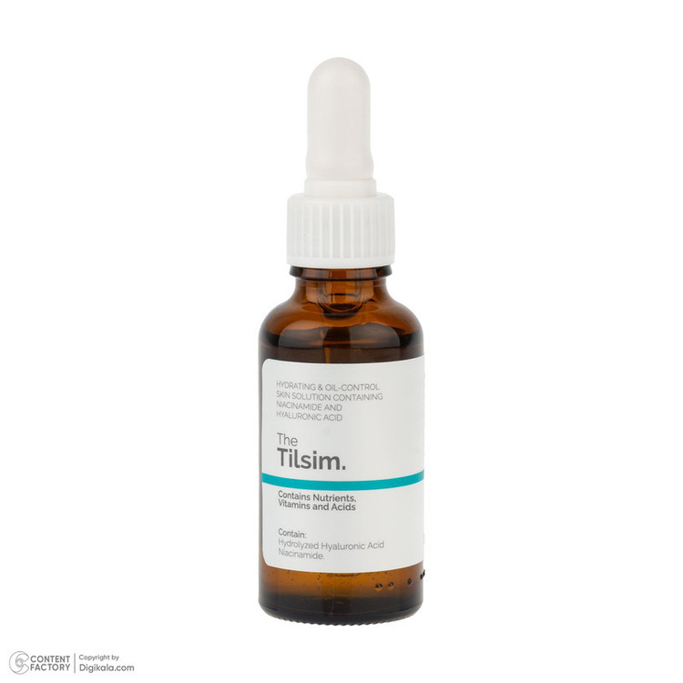 سرم آبرسان پوست تیلسیم مدل Nicotinamide & Hyaluronic Acid مناسب برای پوستهای چرب حجم 30 میلیلیتر