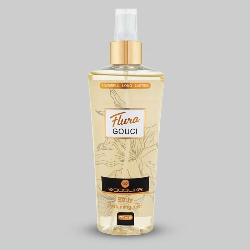 بادی اسپلش زنانه وودلایک مدل Flura Gouci حجم 250 میلیلیتر