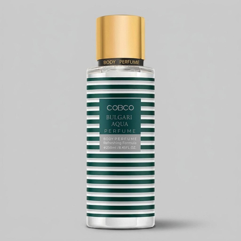 بادی اسپلش مردانه کوبکو مدل BULGARI AQUA حجم 250 میلیلیتر