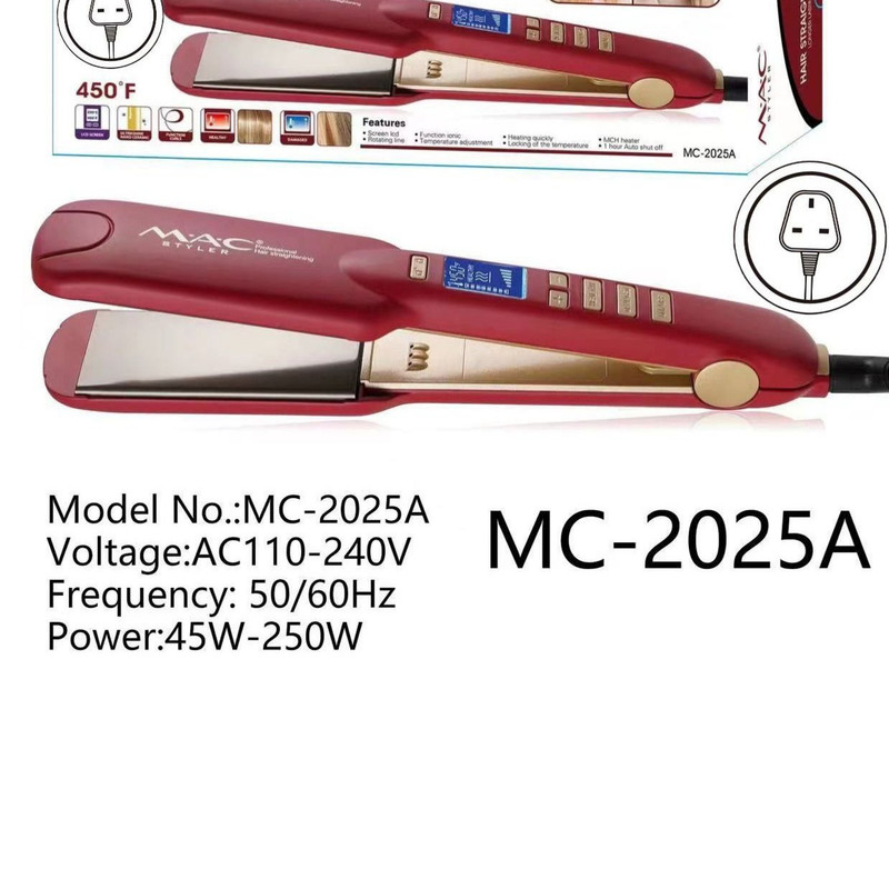 اتو و حالت دهنده ی مو مک استایلر مدل mc-2025A