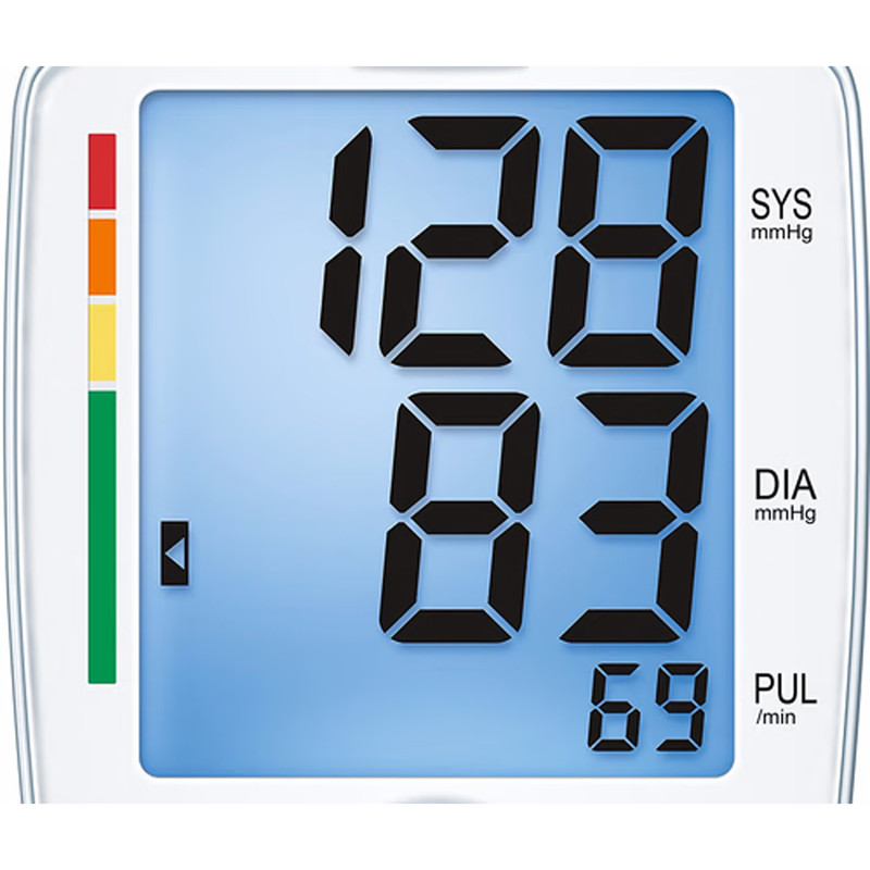 فشارسنج دیجیتال بازویی بیورر مدل BM44 با نمایشگر بزرگ LCD، قابلیت تشخیص آریتمی، هشدار خطا، حافظه دو کاربر، مناسب بازو 22 تا 30 سانتیمتر و خاموشی خودکار