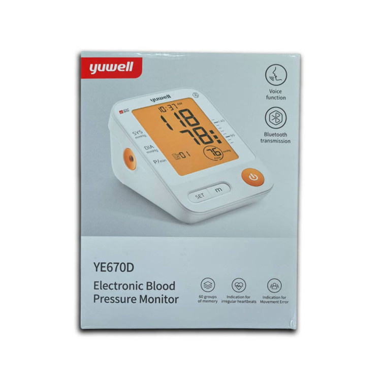 فشارسنج بازویی دیجیتال یوول مدل YE670D-AC