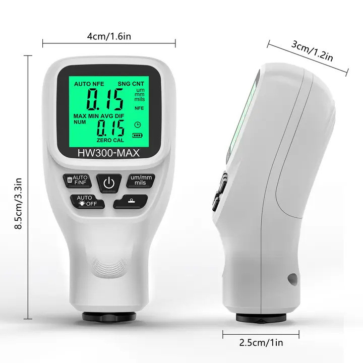 ضخامت سنج رنگ خودرو مدل HW300-MAX