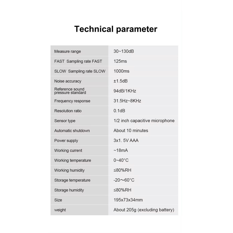 صوت سنج دیجیتال مستک مدل SL720B
