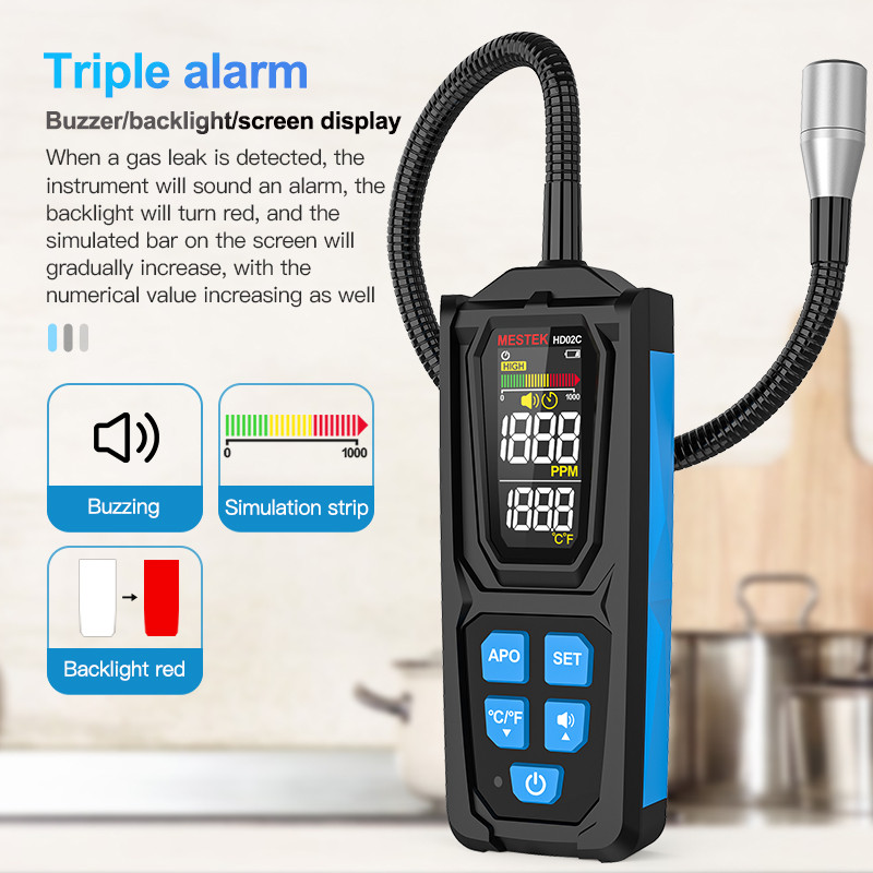 نشتیاب گاز مبرد دیجیتال مستک مدل HD02C