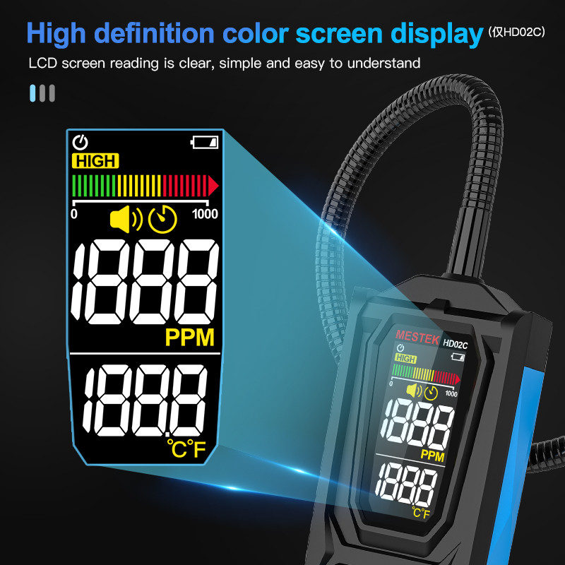 نشتیاب گاز مبرد دیجیتال مستک مدل HD02C
