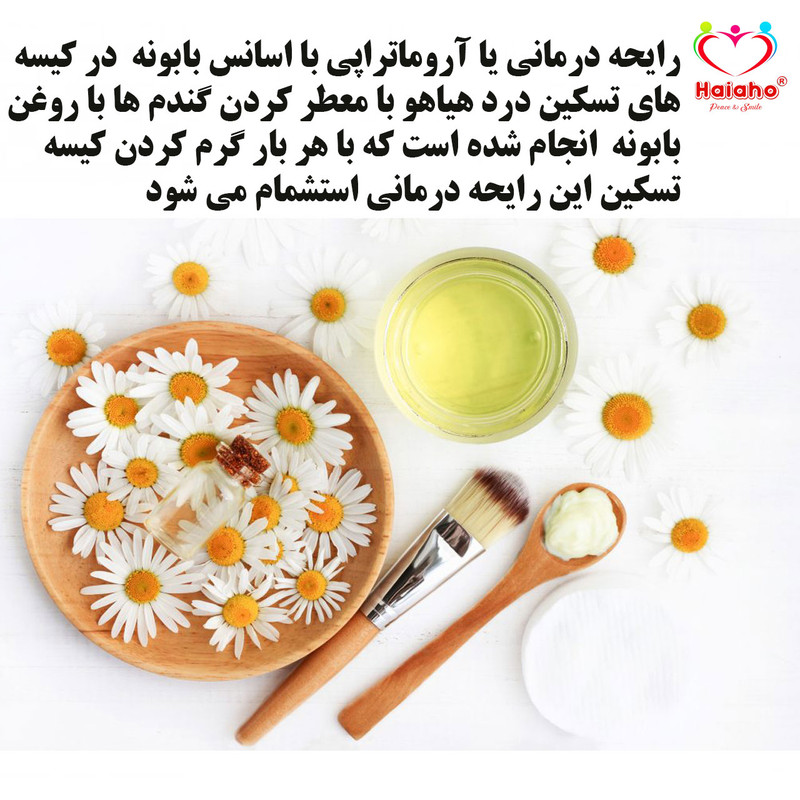 کیسه تسکین درد هیاهو مدل آروماتراپی اسانس بابونه کد Wheat-40x40-4