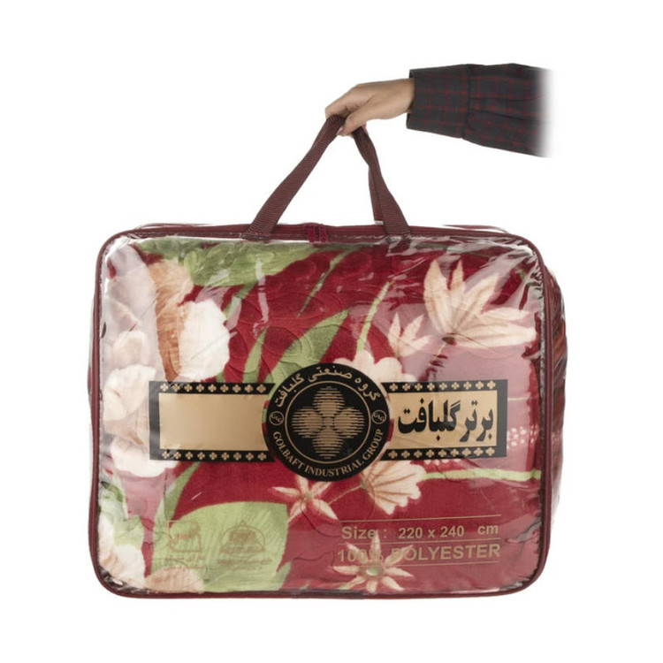 پتو 1 نفره گلبافت مدل 110 سایز 220x160 سانتیمتر