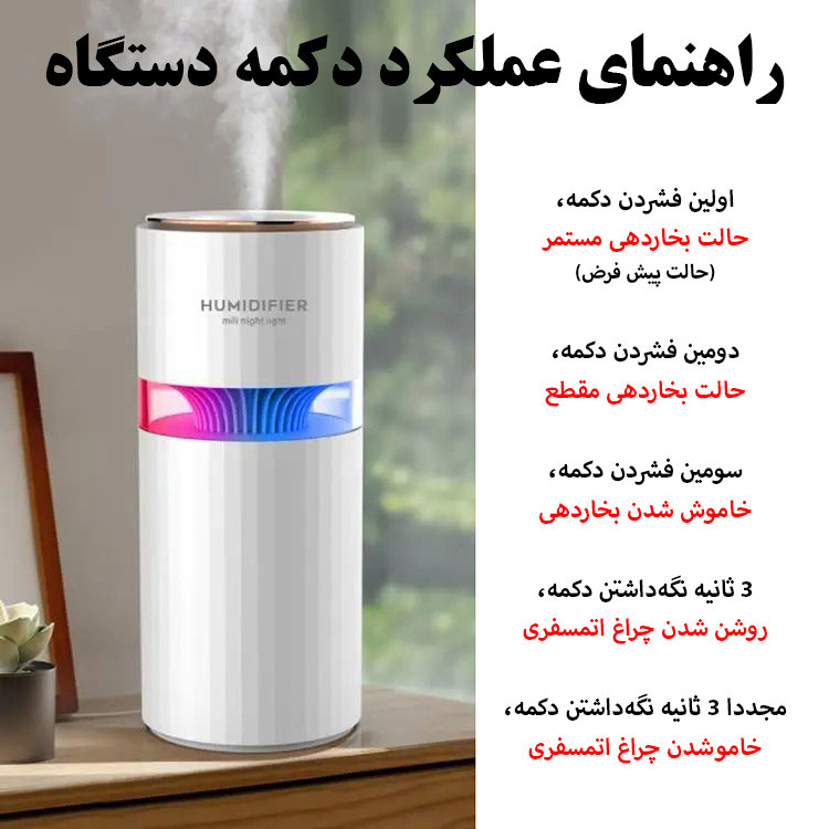 دستگاه بخور و رطوبتساز سرد مدل M205
