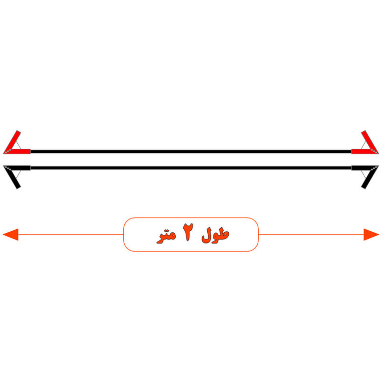 کابل اتصال باتری به باتری موتورسیکلت مدل Fire 1100A-2m مجموعه دو عددی