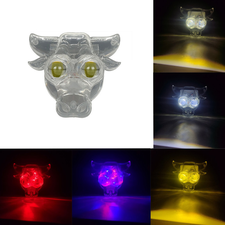 چراغ پرژکتور موتورسیکلت طرح گاو مدل RGB