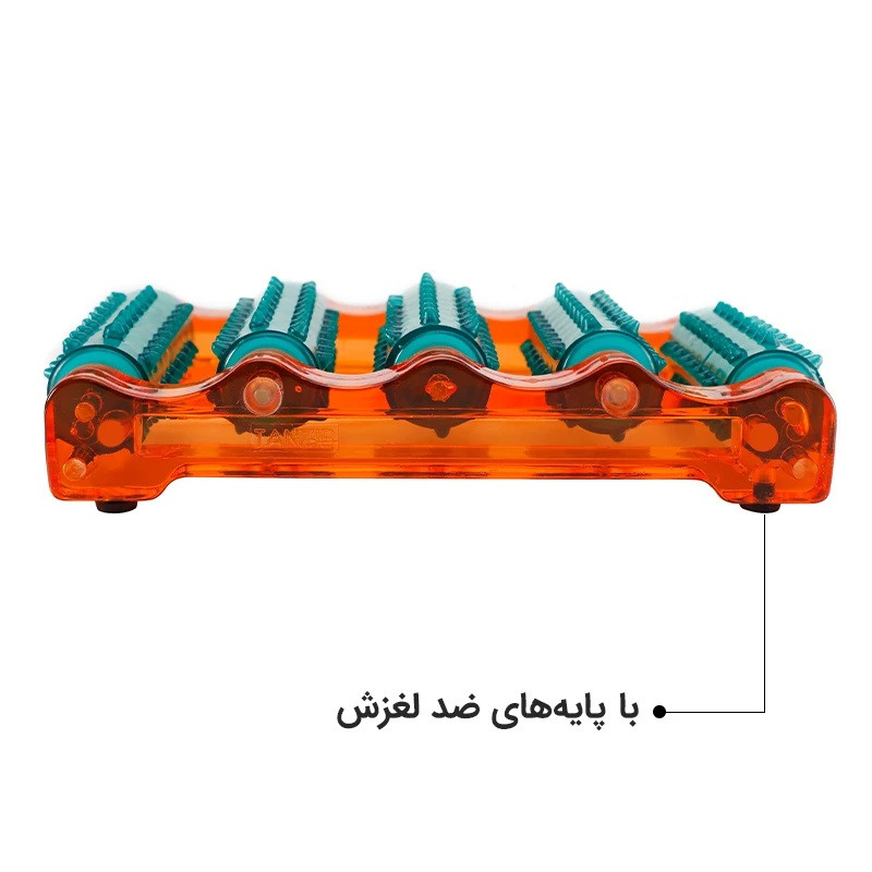 ماساژور دستی پا تن زیب مدل غلطکی دوبل