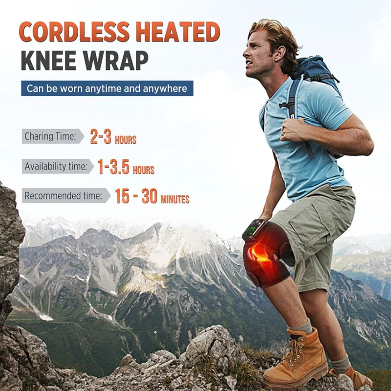 ماساژور برقی زانو و شانه مدل heated vibration
