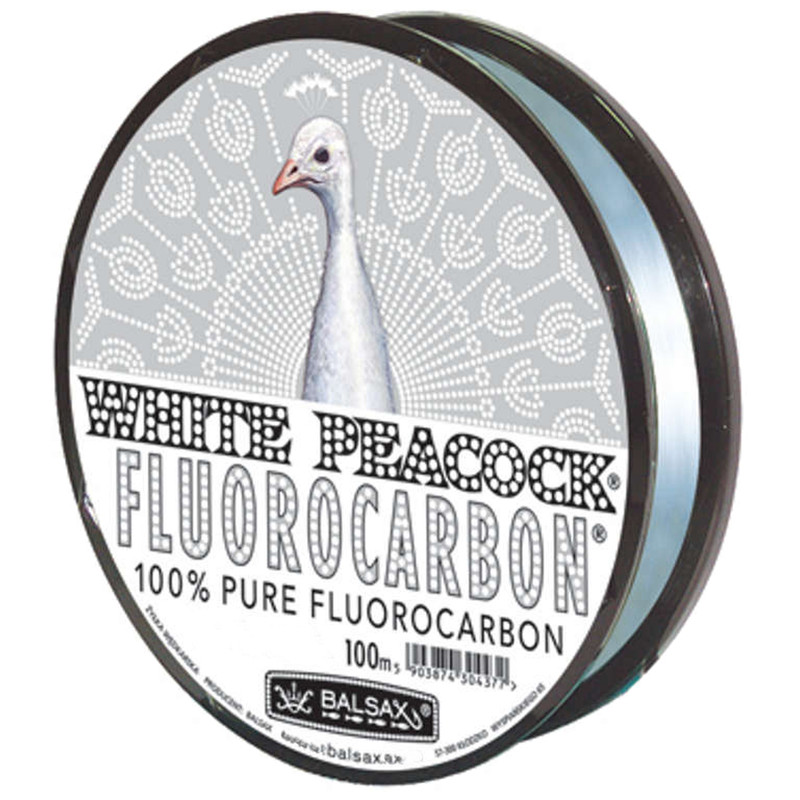 نخ ماهیگیری بالساکس مدل White Peacock-Fluorocarbon سایز 0.35 میلی متر