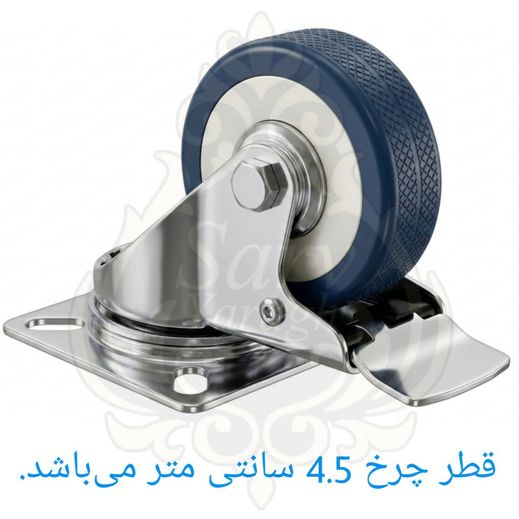 چرخ سرو مدل گردان ترمزدار بسته 8 عددی