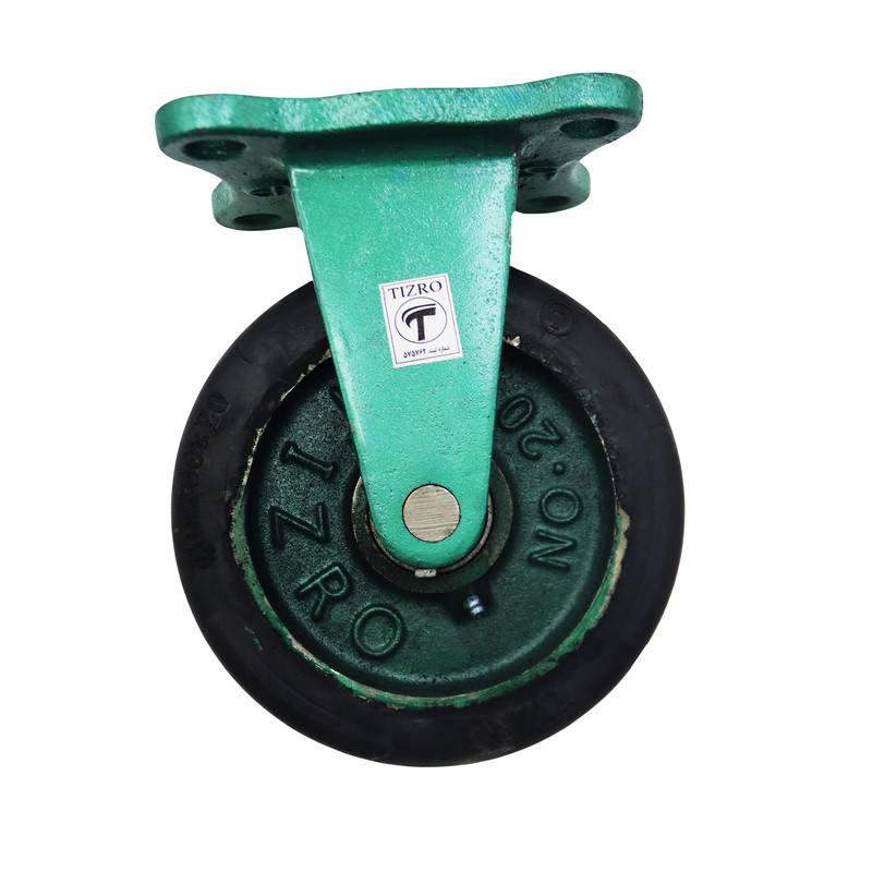چرخ کفی‌دار تیزرو مدل ثابت کد YP-SABET-40*200*20MM
