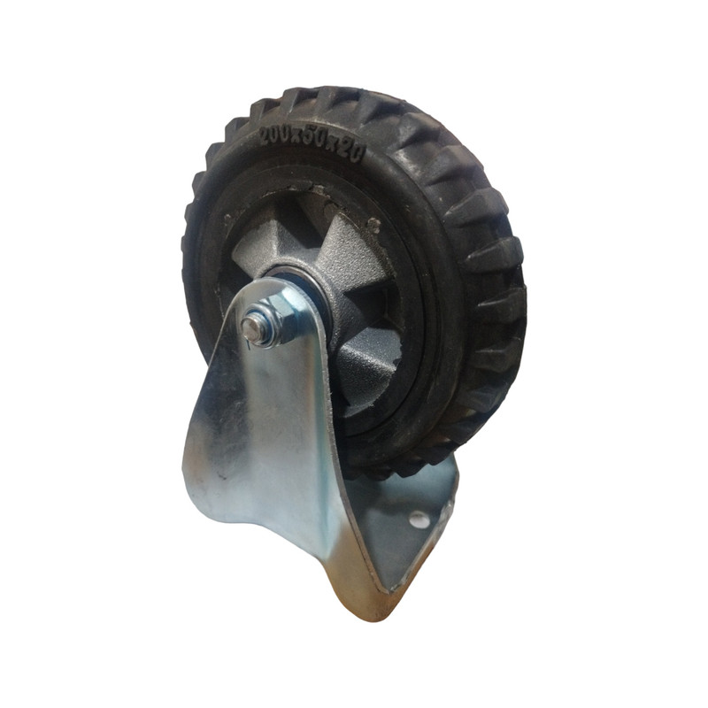 چرخ کفی‌دار ثابت پارس کاستر مدل TS-200mm