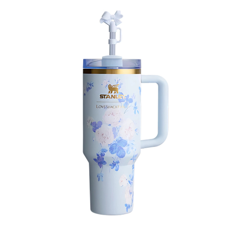 تراول ماگ مدل LoveShackFancy Holiday Quencher Limited edition گنجایش 1.18 لیتر