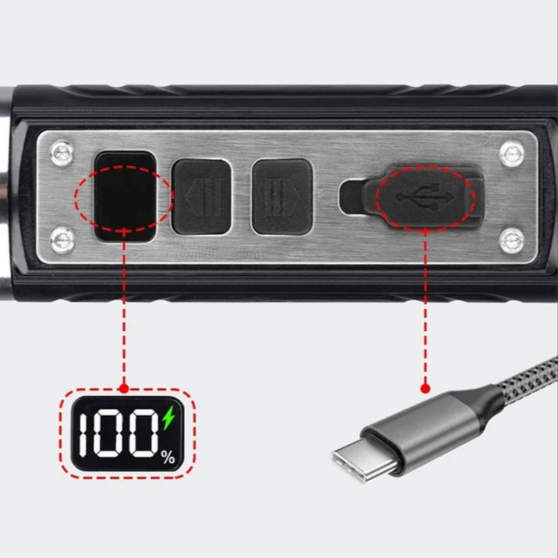 چراغ قوه دستی مدل UV MAX با نور آبی