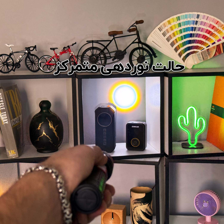 چراغ قوه دستی اسمال سان مدل P7 کد 2167 با نور مهتابی