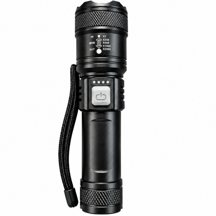 چراغ قوه دستی مدل LED باتری دار L-39 با نور مهتابی