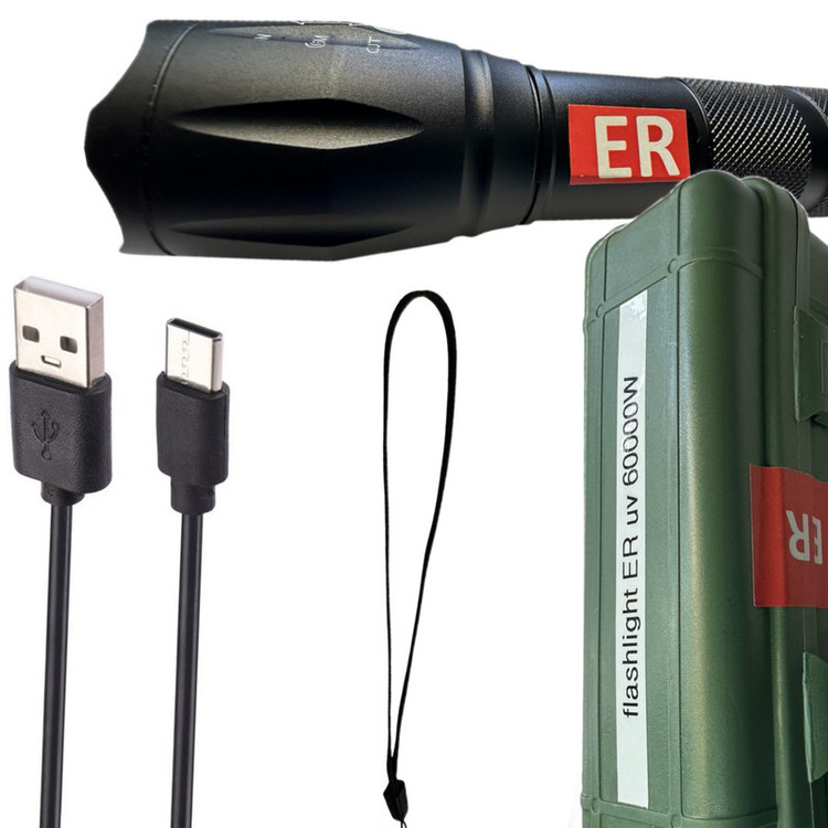 چراغ قوه دستی ای آر مدل UV 60000W