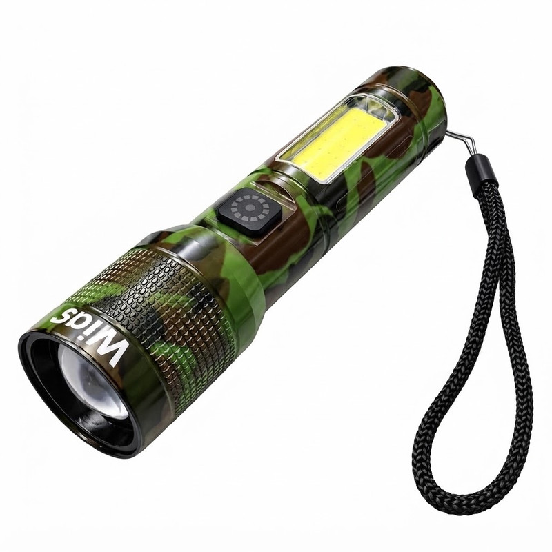 چراغ قوه دستی ویدز مدل ارتشی RL-651 با نور مهتابی