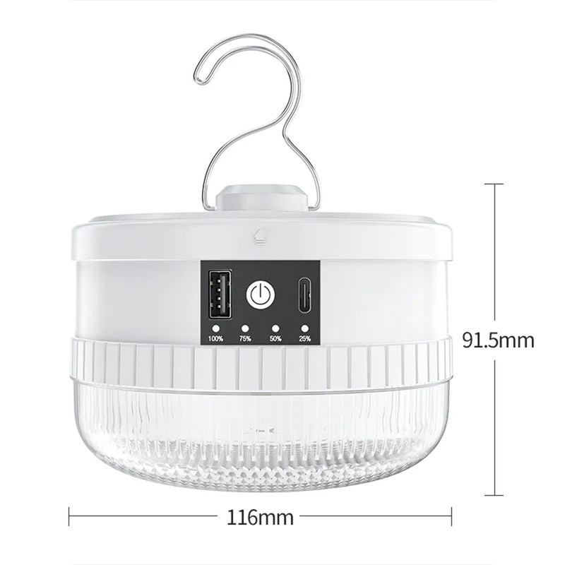 چراغ آویز چادر دی پی مدل DP-7823B