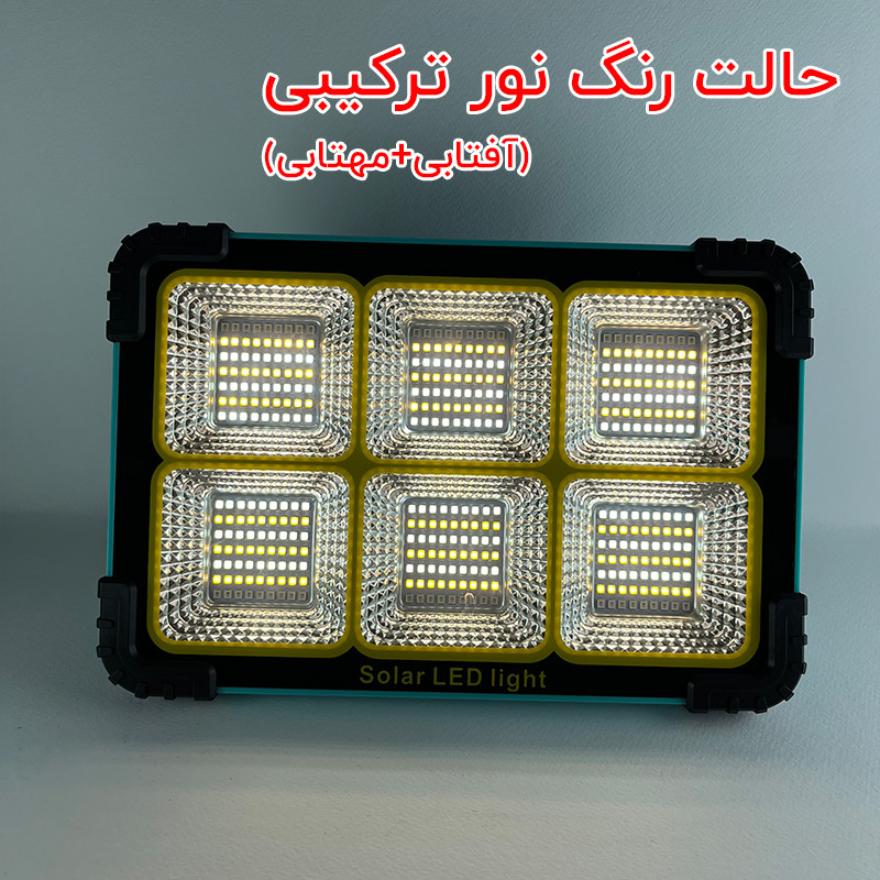 چراغ کمپینگ مدل شارژی خورشیدی 6 کانال