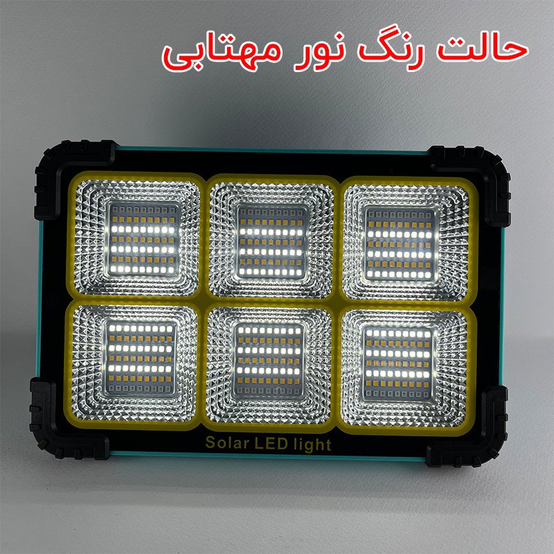 چراغ کمپینگ مدل شارژی خورشیدی 6 کانال
