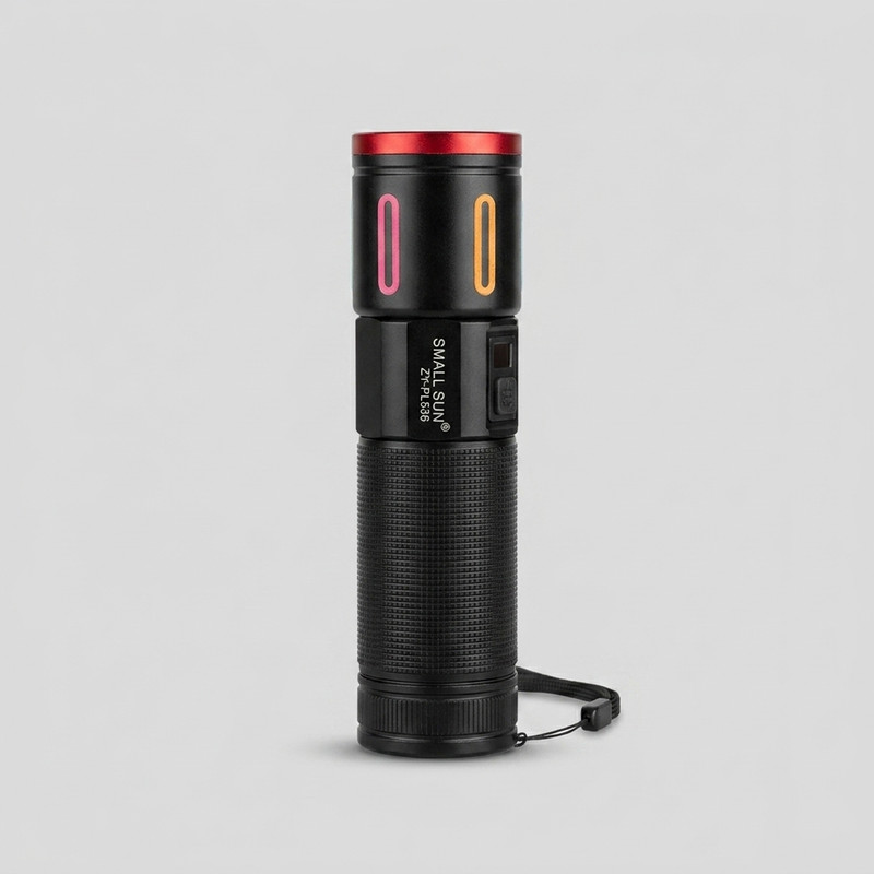 چراغ قوه دستی اسمال سان مدل زوم دار Pl- 536 با نور مهتابی