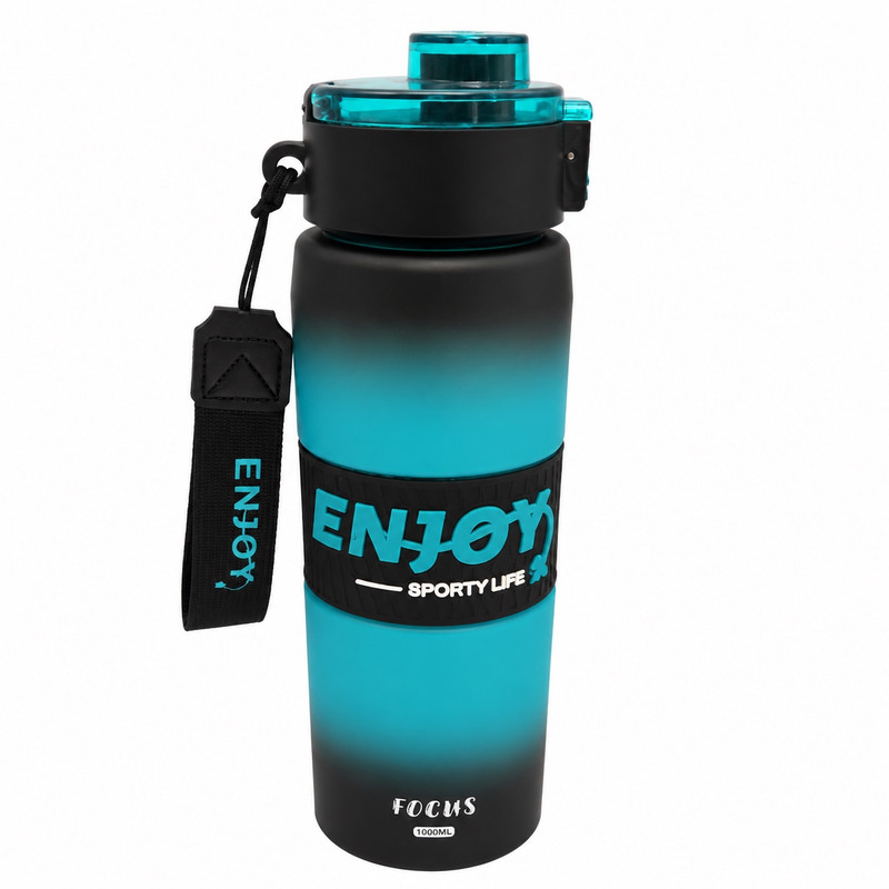 قمقمه ورزشی مدل Enjoy focus با درب ضامن دار گنجایش 0.1 لیتر