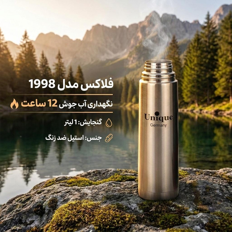 فلاکس مدل 1998 گنجایش 1 لیتر