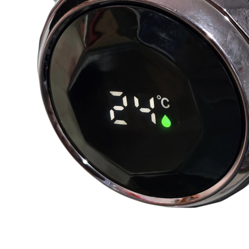 فلاسک مدل الماسی VACUUM CUP با جنس استیل 316 و دماسنج دار ظرفیت 1000 میلیلیتر