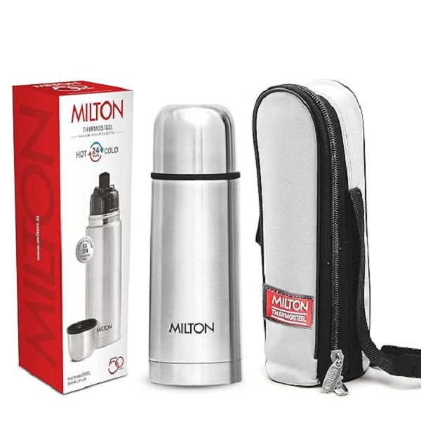 فلاسک میلتون مدل AM-1424 گنجایش 0.35 لیتر به همراه کاور