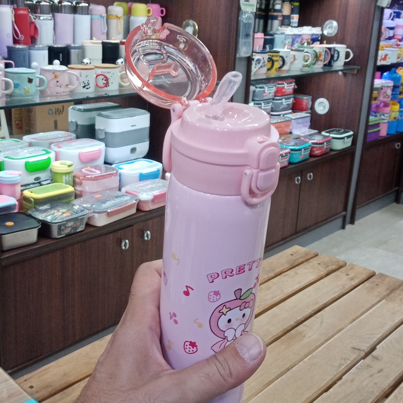 فلاسک کودک مدل دو حالته طرح Pretty گنجایش 0.5 لیتر