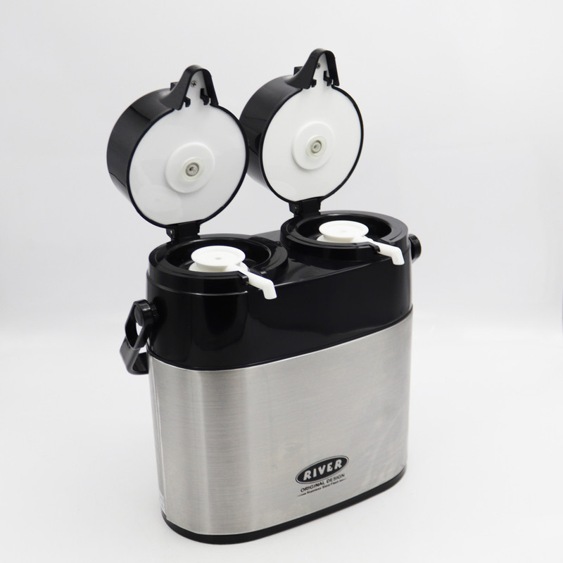 فلاسک ریور مدل دوقلو YP-ESTIL-8604 گنجایش 1 لیتر