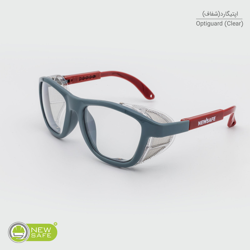 عینک ایمنی نیوسیف مدل ضدبخار و ضدخش کد OptiGuard