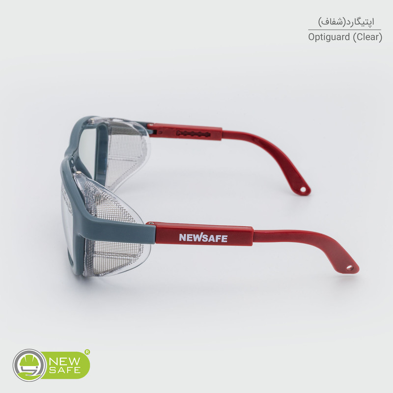 عینک ایمنی نیوسیف مدل ضدبخار و ضدخش کد OptiGuard
