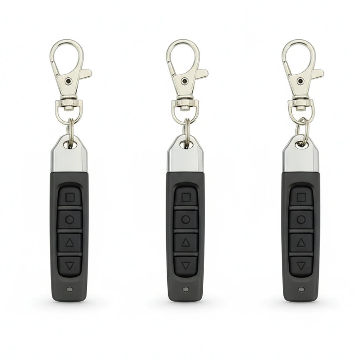 ریموت بلوتوثی دربازکن مدل black pencil کد۴۳۳ مگاهرتز بسته 3 عددی