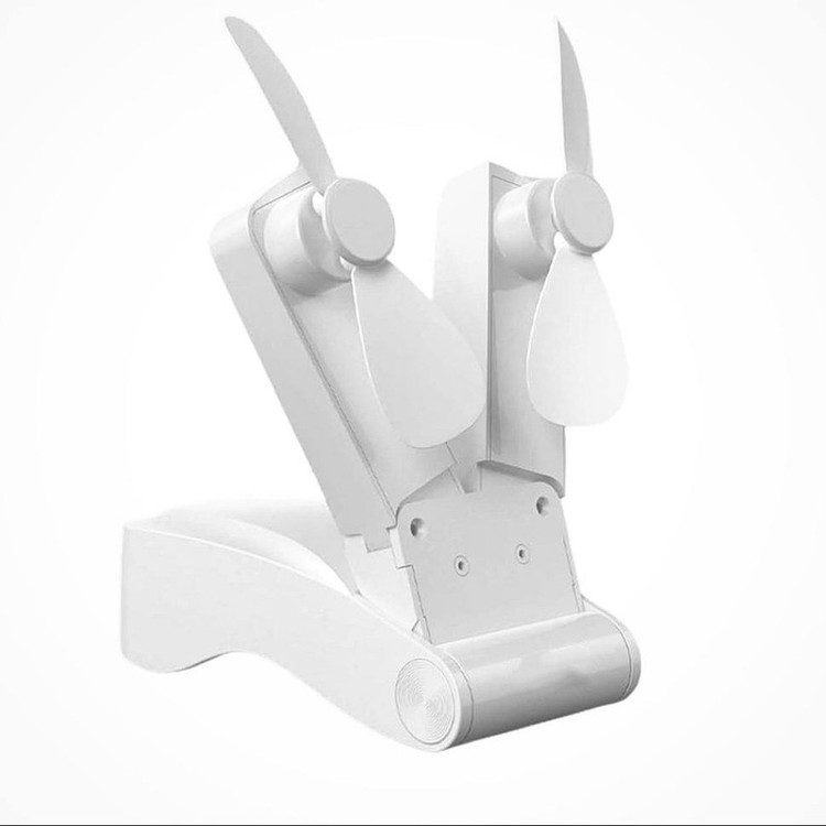 پنکه رومیزی مدل دو فن Folded کد 02 ظرفیت 500 میلی آمپر ساعت