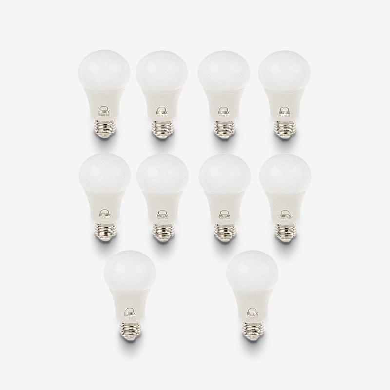 لامپ LED بروکس 10 وات مدل A60 پایه E27 بسته 10 عددی