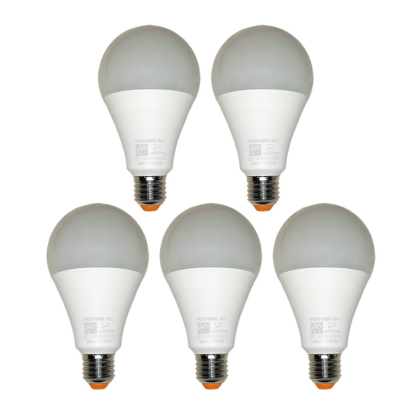 لامپ 12 وات آفتابی نمانور مدل LED پایه E27 بسته 5 عددی